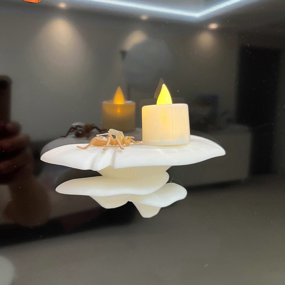 Office Furniture And Desks - 3D Baskılı Küçük Mantar Standı Duvara