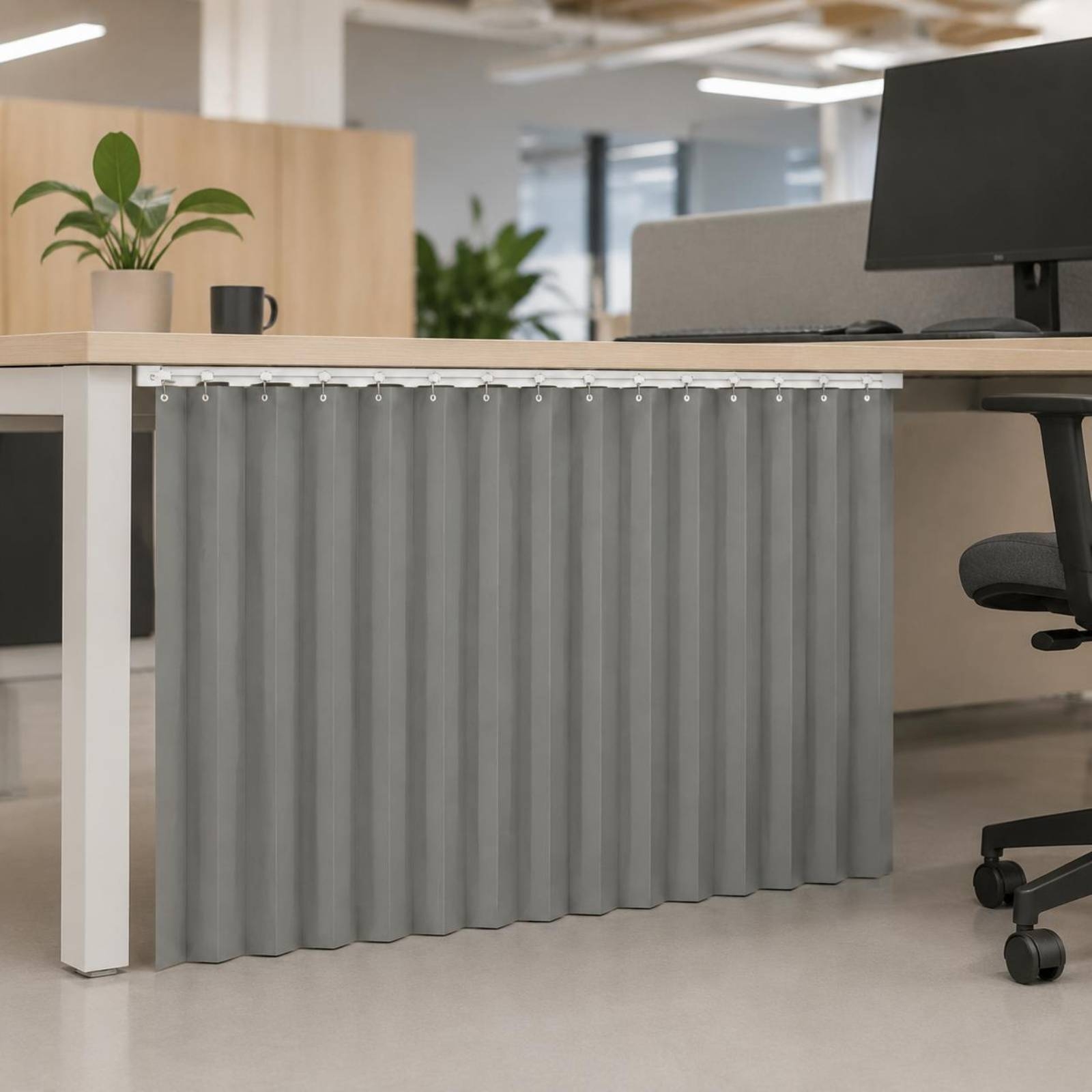 Office Furniture And Desks - Masa Gizlilik Perdesi Rüzgar Engelleyici Ofis