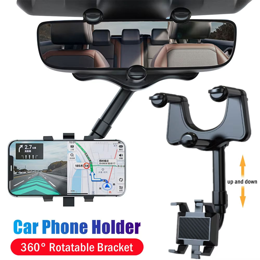 Mobile Pedestal Cabinet - Ayarlanabilir Araç Dikiz Aynası Telefon Tutucu