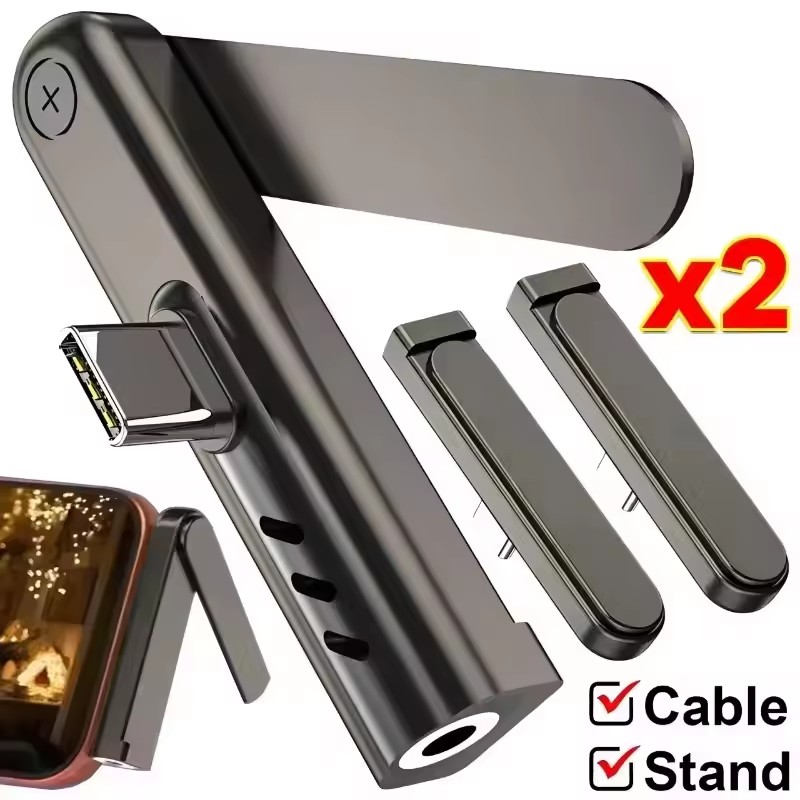 Mobile Pedestal Cabinet - 2/1 adet taşınabilir USB C 3.5mm