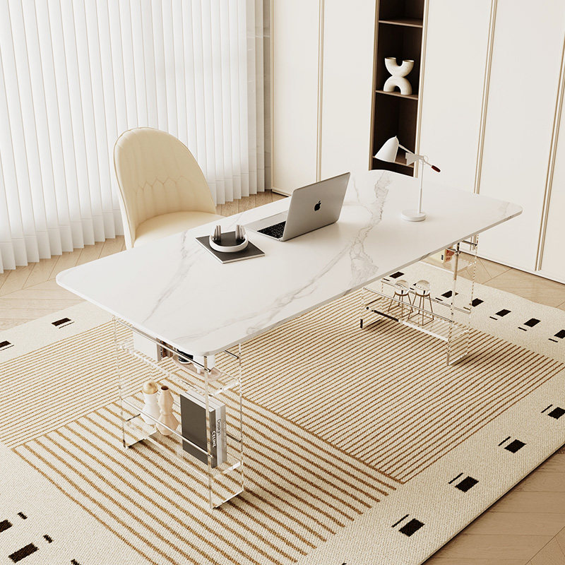 Office Furniture And Desks - İskandinav Üst Düzey Sinterlenmiş Taş Masa