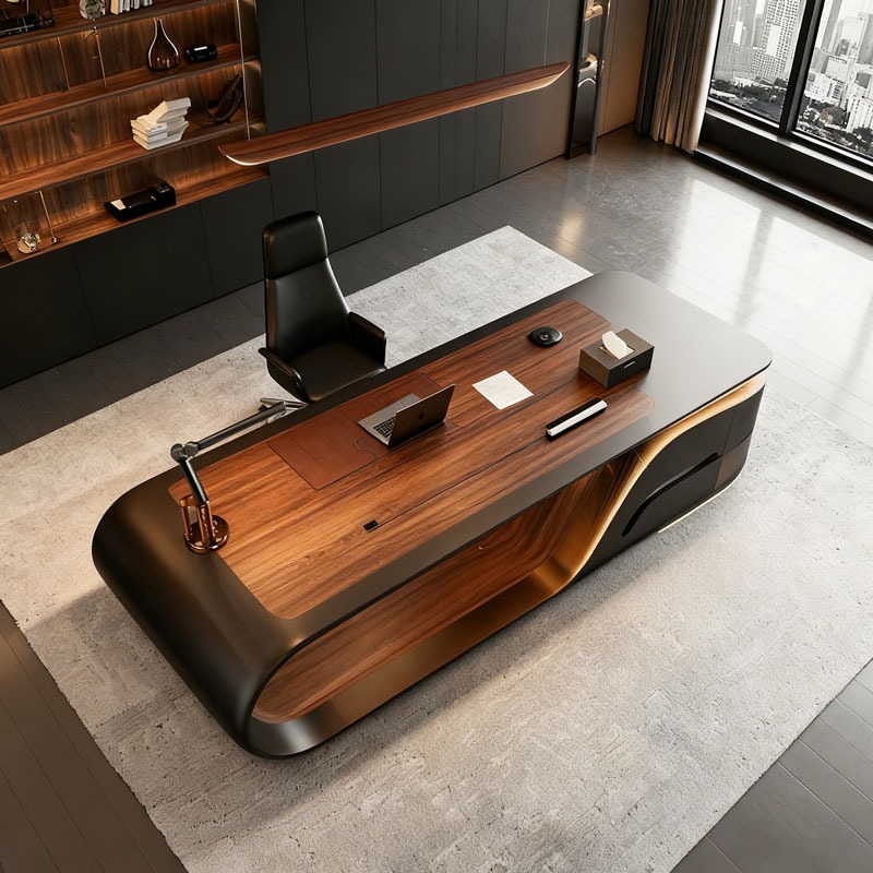 Lüks Modern L Şeklinde Yönetic - Office Furniture Manufacturers incelemesi ve fiyatı