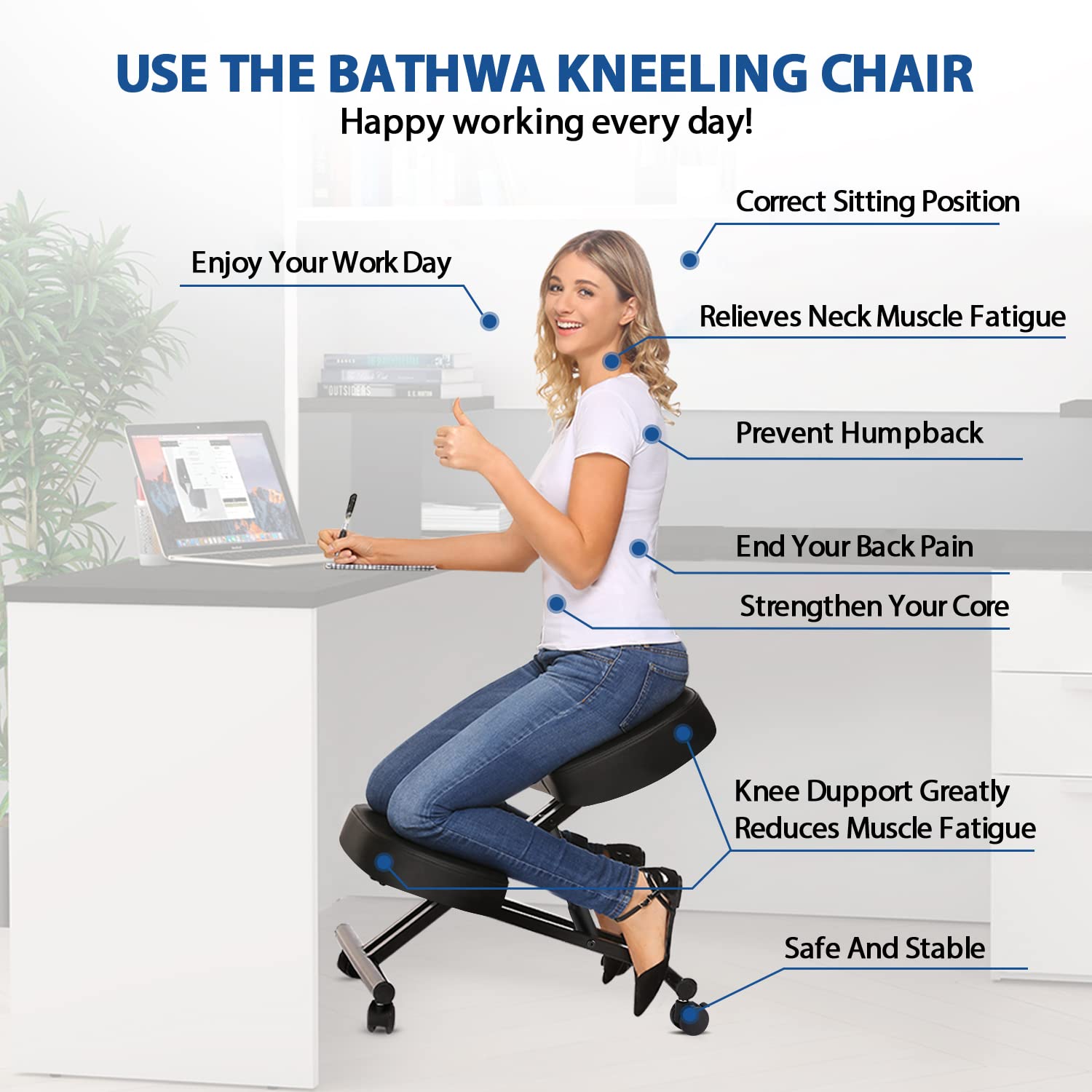 Ofis İçin Ergonomik Diz Çökme  - Office Furniture Home incelemesi ve fiyatı