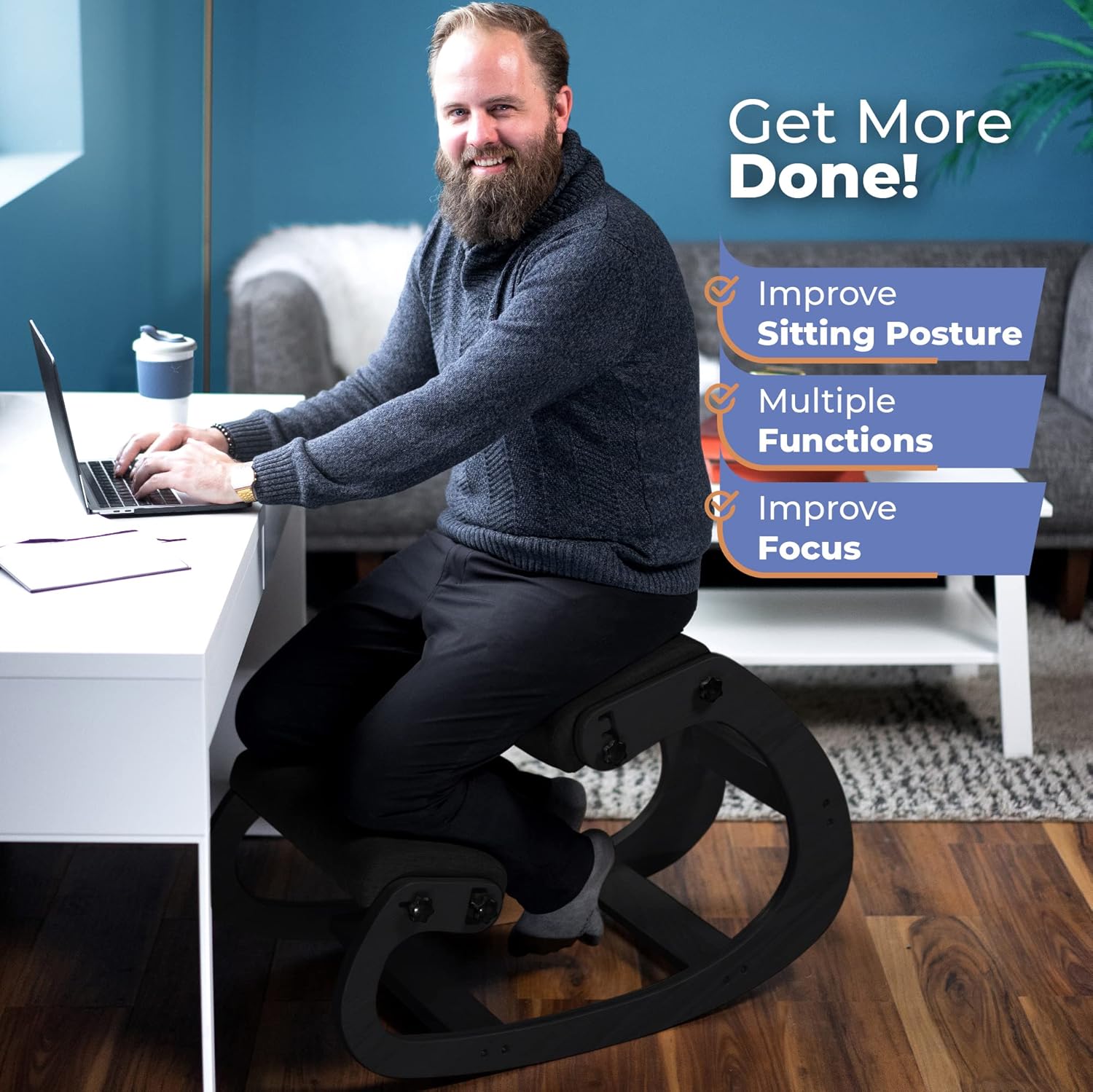 Ergonomik Ahşap Diz Çökme Kolt - Office Furniture And Desks incelemesi ve fiyatı