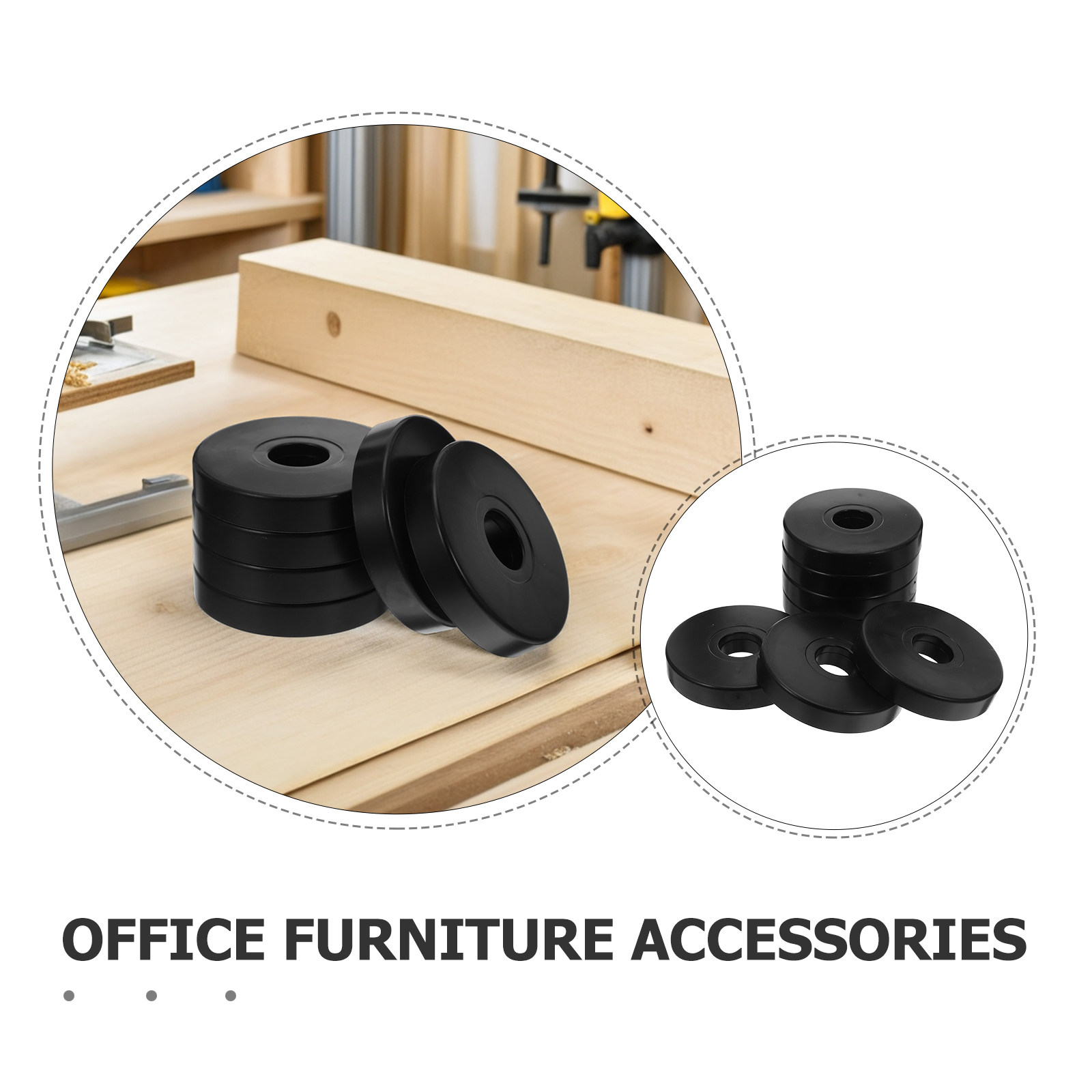 12 Adet Kaymaz Yuvarlak Tekerl - Office Furniture Home incelemesi ve fiyatı