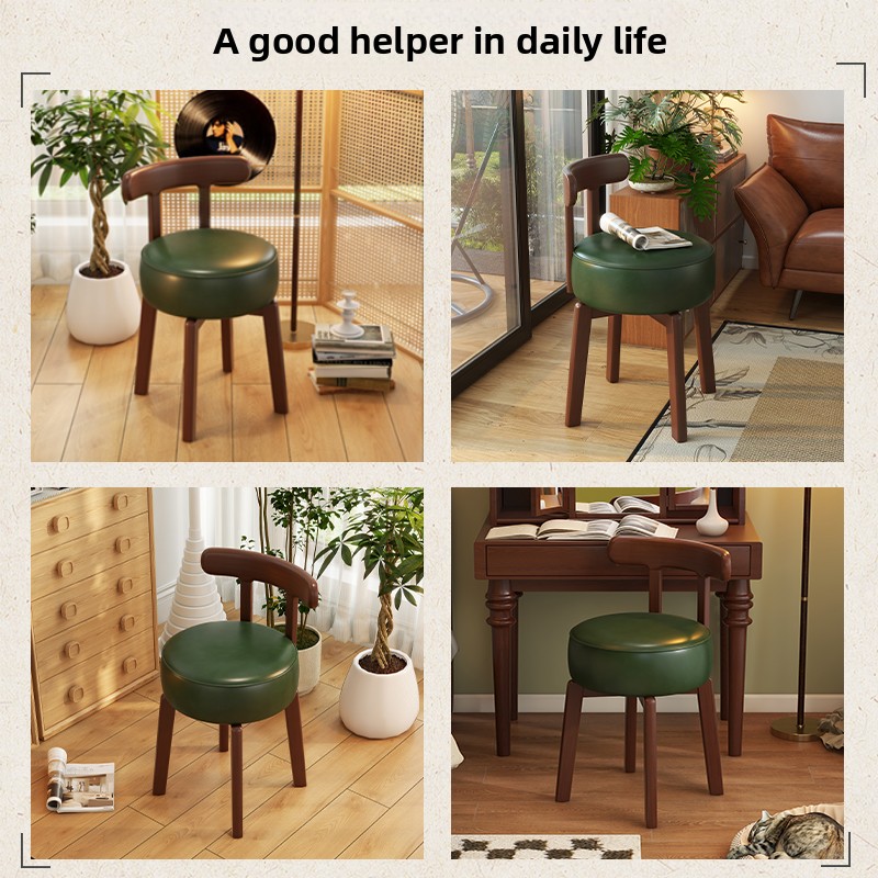 Masif ahşap döner makyaj koltu - Office Furniture Home incelemesi ve fiyatı