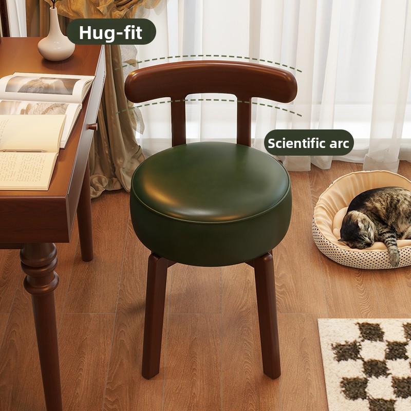 Masif ahşap döner makyaj koltu - Office Furniture Home incelemesi ve fiyatı